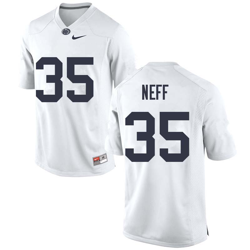 Men #35 Jestri Neff Penn State Nittany Lions College Football Jerseys Sale-White